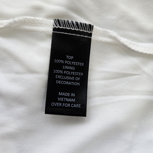 I.N. Studio Off White Peasant Tunic Lace Necklace Set Size 2X - Picture 10 of 11